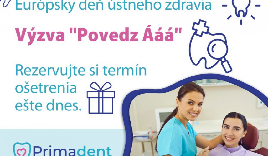 Európsky deň ústneho zdravia: Výzva "Povedz ááá"