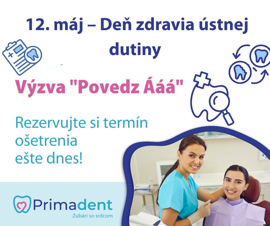 12 máj - Deň zdravia ústnej dutiny. 